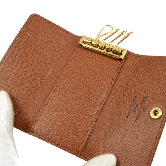 Louis Vuitton Monogram Multicles 4 Key Case M62631 Small Good RA0928 29584 - Picture 11 of 12